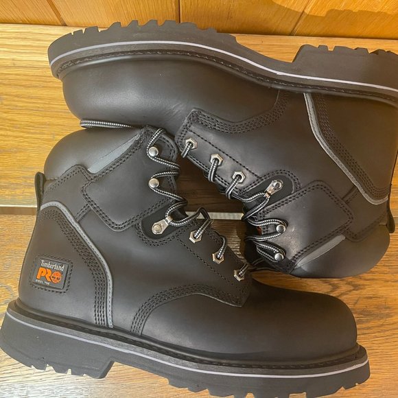 Timberland Pro Men's Industrial WATERPROOF Work Boot Black 33032 ALL SIZES - Picture 2 of 10
